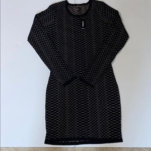 Express Body Con Sweater Dress NWT
